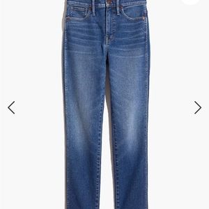 Madewell Stovepipe jeans in Manchester wash